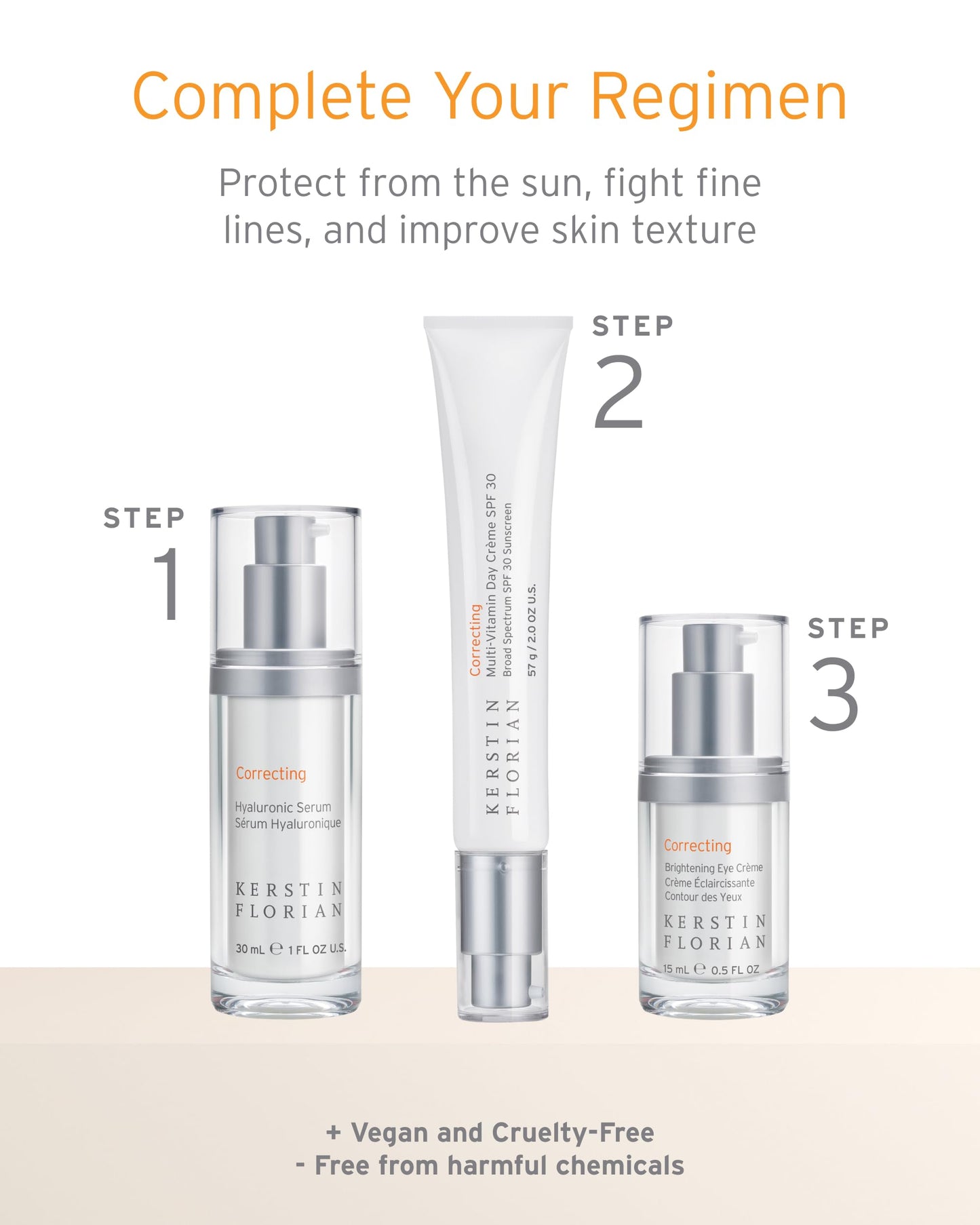 Kerstin Florian Hyaluronic Acid Serum | Moisturizing Anti-Aging Serum for Hydration & Plumpness | Paraben-Free | 1 fl oz