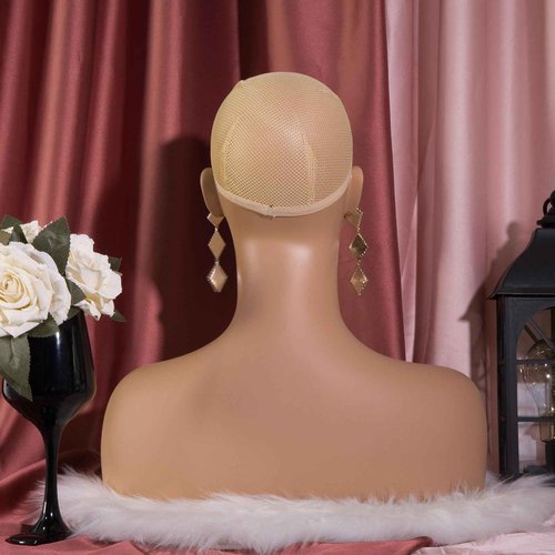 JINGFA Mannequin Head Wig Head Mold - Stylish and Realistic Mannequin Head with Shoulders, Simple and Easy to Use for Fashion Enthusiasts