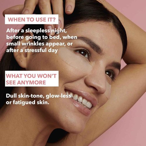 RARE Paris - Exception Rosée - Regenerating Under Eye Patches - Hydrating & Brightening - With Ceramides & Omega-3 & 6 - Brightening, Firming & Revitalizing - Multi-Active Serum Formula - 30 Pairs