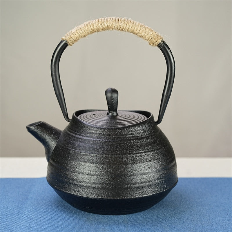 Electric Tea Kettle and Teapot Set - Ceramic Stove Compatible, 600ml