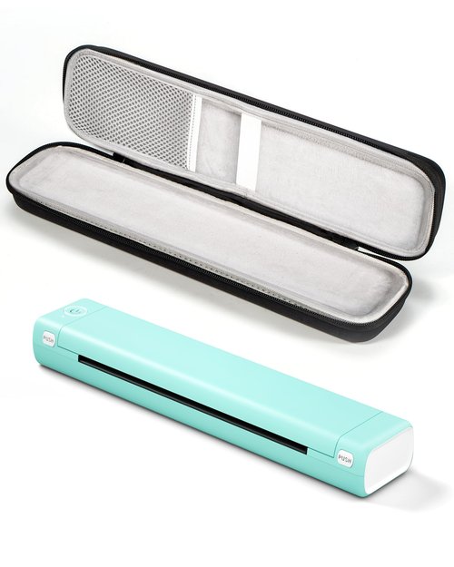 Itari M08F Portable Printers Wireless Travel - Thermal Bluetooth Mobile Printer for Phone & Tablet & Laptop, Mini Compact Small Inkless Printer for Vehicle Home Use School Office, 8.5" X 11" Paper