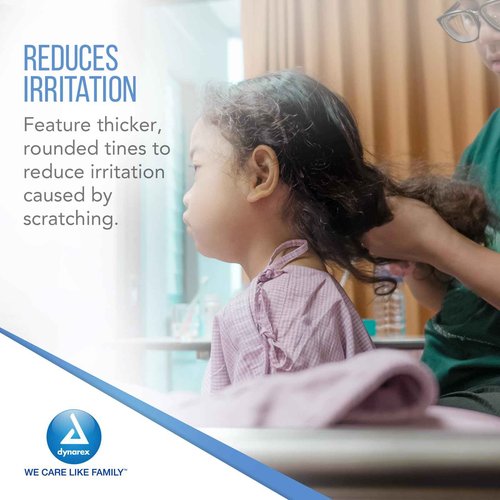 Dynarex Adult Combs, 5 Inches, Black, 180 Count (Pack of 12)