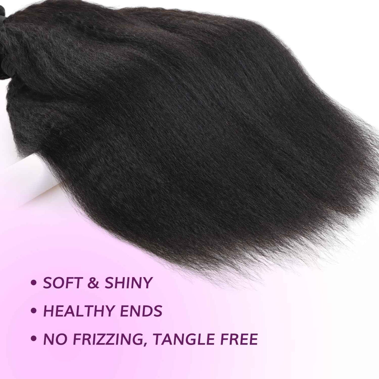 IDN BEAUTY 15A Cambodian Raw Human Hair Bundles Natural Black Weave Bundles Unprocessed Raw Hair Bundles Double Weft Full-Length Strands Full Thick Ends KS YK Human Hair 22 Inch