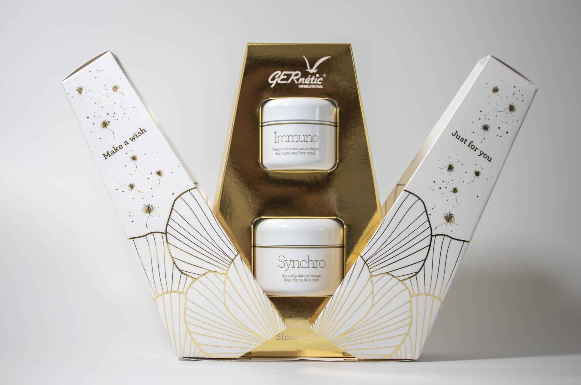 Gernetic Synchro Cream Regulating face care 50ml 1.6oz + GERne'tic IMMUNO Restructuring face mask 30ml 1.0 oz