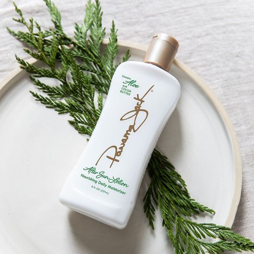 Panama Jack Aloe Moisturizer Lotion - After Sun Daily Skincare, Contains Aloe, Cocoa Butter, Olive & Hemp Seed Oils with Vitamin E, 8 FL OZ (Pack of 6)