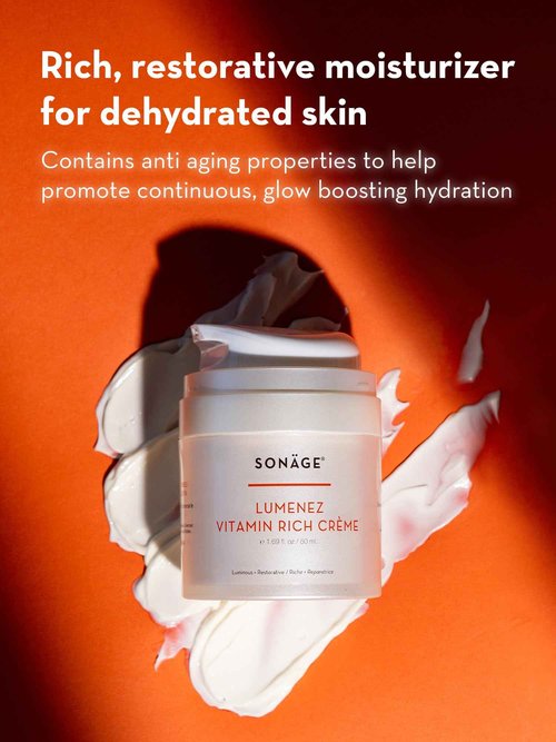 SONAGE Lumenez Vitamin Facial Cream: Daily Restorative Moisturizer with Vitamin C | Hydrating Cream for Dry Skin