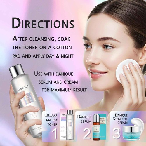 DANIQUE Radiance-Enhancing Essence Toner with PDRN and Glutathione – Premium Korean Skincare - Hydrating Facial Essence with 71% Plant Extracts for a Smooth, Fresh-Looking Glow – 150ml