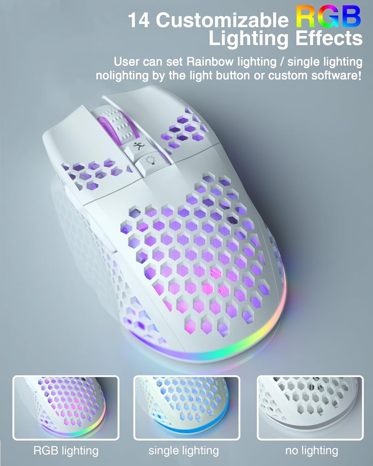 60 Percent Keyboard and tri Mode Wireless Gaming Mouse