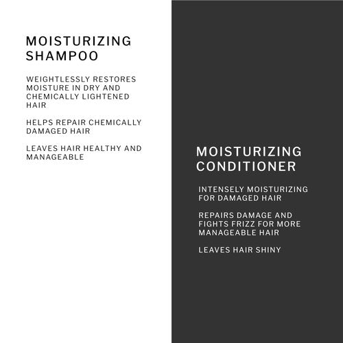 SACHAJUAN Moisturizing Shampoo and Conditioner Set | Ocean Silk Technology & Argan Oil for Deep Hydration | Repair Dry Damaged Hair & Control Frizz | Vegan & Paraben-Free | Set of 2 (8.4 oz)