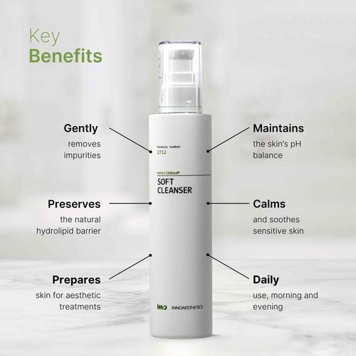 INNOAESTHETICS Soft Cleanser-Inno Derma-Gentle Face Cleanser