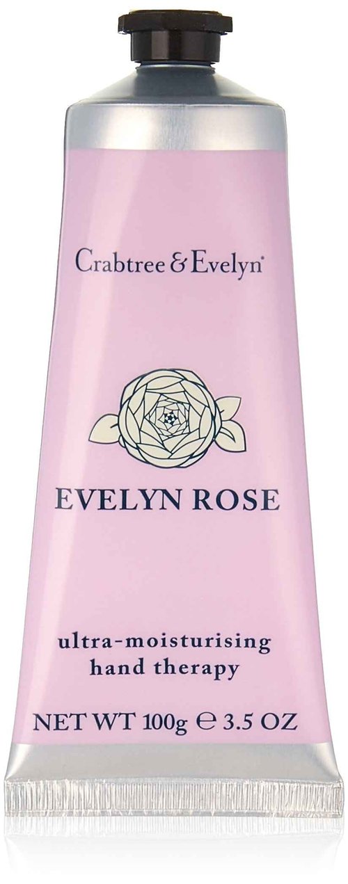 Crabtree & Evelyn Evelyn Rose Ultra-Moisturising Hand Cream Therapy, 3.5 oz
