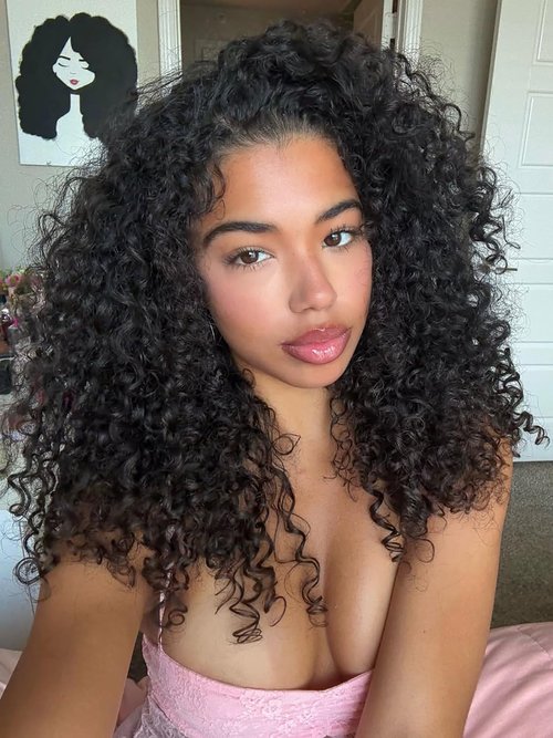 yosly Half Wig Human Hair Water Wave Glueless Wigs Curly Half Wig 3 In 1 Adjustable Drawstring Seamless Flip Over Invisible Hairline Wear Go Beginner Friendly Curly Half Wigs for Women 16 Inch