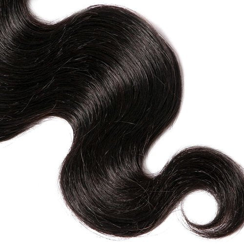 ZevPiul Body Wave Bundles Human Hair Unprocessed Brazilian Virgin 3 Bundles 28 30 32 Inch Natural Black ZevPiul Body Wave Bundle Human Hair Extensions 50 Gram Per Bundle