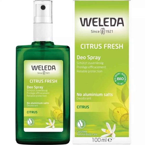 Weleda Deodorant spray, Citrus 3.4 oz (Quantity of 3)