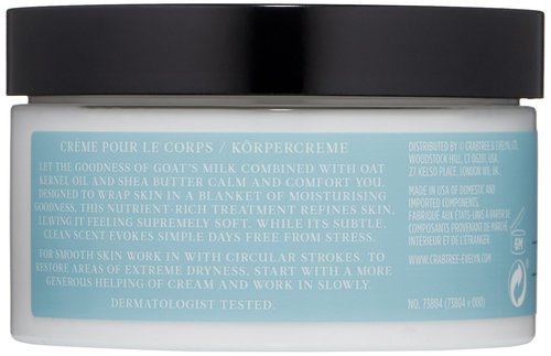 Crabtree & Evelyn Goatmilk & Oat Body Cream, 8.64 oz