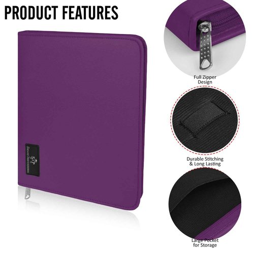 Case Holds 10 Grooming or Beauty Shears (PURPLE)