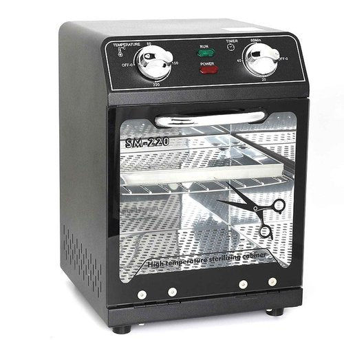 LINBEAUTI Nail Tool Sterilizer with Timer 8L Multifunctional High Temperature Dry Box Stainless Steel with 1 Stainless Tray for Nail Tools, Tweezers, Other Metal Equipment