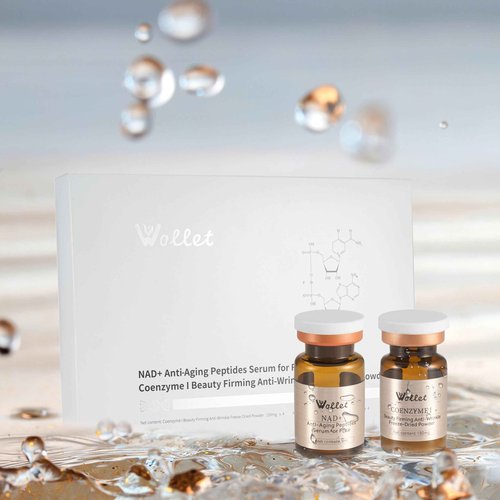 Anti Aging Peptide Serum – Collagen, NAD+, Niacinamide & Hyaluronic Acid | Lifting & Skin Renewal Without Microneedling | Wrinkle Repair, Firming & Brightening | Fragrance-Free