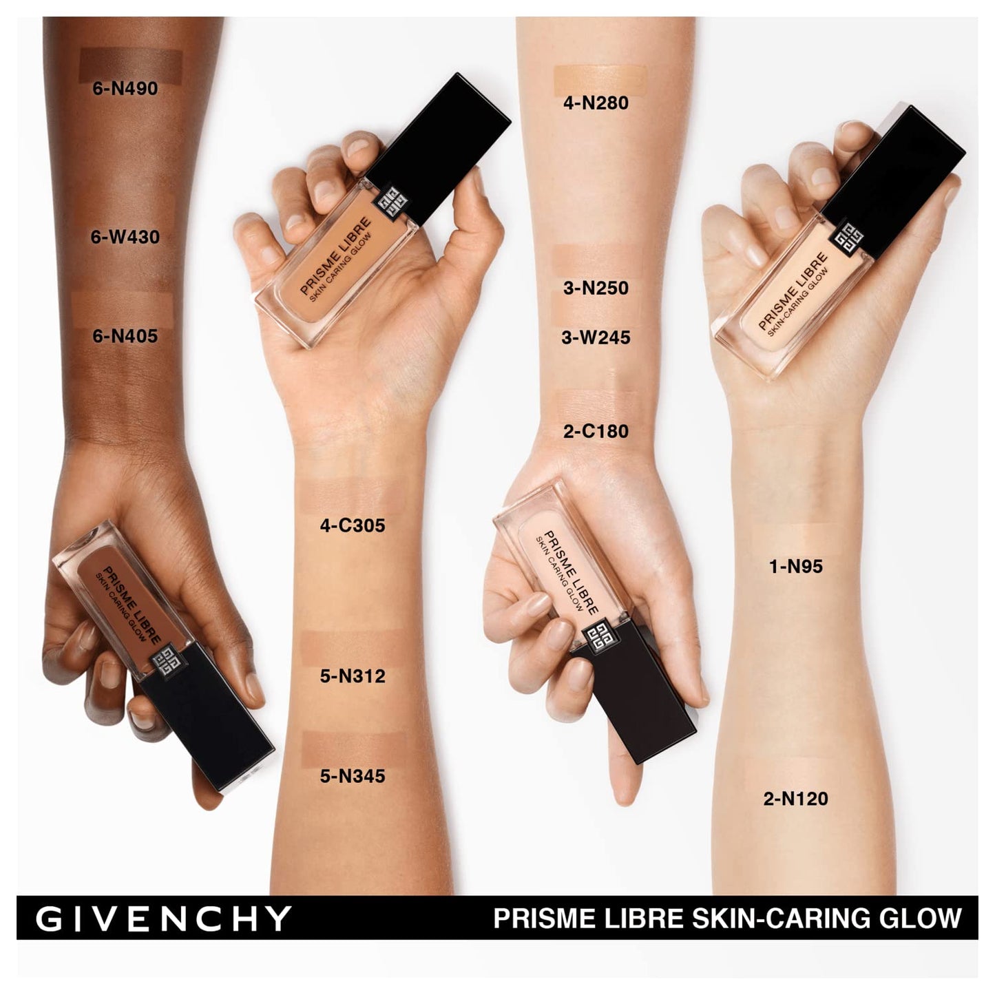 Givenchy Prisme Libre Skin-Caring Glow Foundation - 5-N345 for Women - 1 oz Foundation
