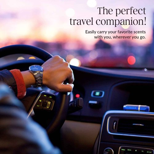 Travalo Vector Travel Perfume Atomizer with U-Change System - Leak-Proof and TSA Approved for Air Travel - Stylish Mini Perfume Refillable Bottle with Case - Silver 0.17oz