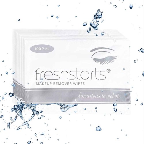 Freshends Flushable Individually Wrapped Wipes – 100 Bulk Pack Luxurious Towelettes, Guest Bathroom Essentials for Weddings, Restaurants, Bars & Clubs – Gray, Travel-Size, Disposable