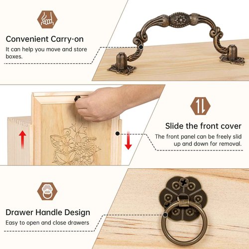 TORIBIO Essential Oils Box for 112 Bottles, Wooden Essential Oils Storage Organizer Holds 5 10 15 20 30 ml for Young Living & Doterra Bottles
