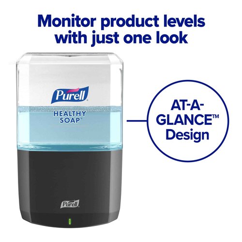 PURELL Brand CLEAN RELEASE Technology (CRT) HEALTHY SOAP Naturally Clean Foam, Fragranced with Essential Oils, 1200 mL Refill for ES6 Soap Dispenser (Pack of 2) - 6471-02 - Manufactured by GOJO, Inc.