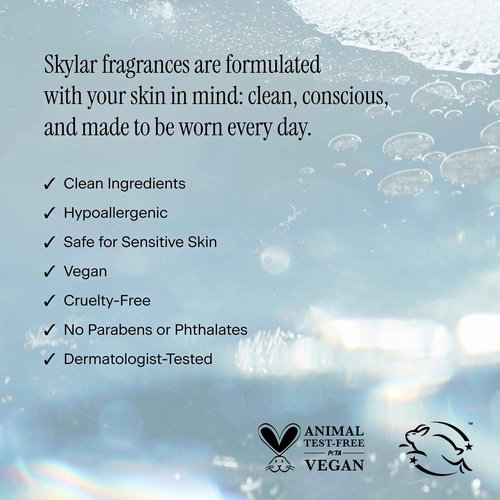 Skylar Salt Air Eau de Parfum - Hypoallergenic & Clean Perfume for Women & Men, Vegan & Safe for Sensitive Skin - Fresh Perfume with Notes of Driftwood, Sea Salt & Seaweed - 50mL /1.7 Fl oz
