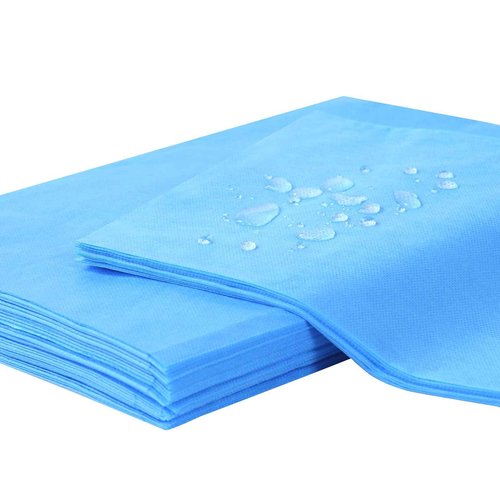 MVSUTA 200PCS Blue Disposable Bed Sheets 31" x 71" Massage Table Sheets Non Woven Fabric SPA Bed Cover Breathable for Massage Beauty Tattoos
