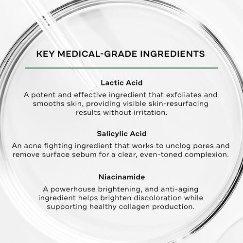 Replenix Pore Minimizing Face Serum with Medical-Grade Niacinamide, Lactic & Salicylic Acids, Dermatologist-Recommended for Large Pores & Uneven Skin (1 fl. oz)