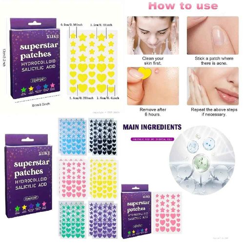 iNNBEAUTY PROJECT Mineral Sun Glow Broad Spectrum SPF 43 PA +++ with and Vitamin C 1.7 oz / 50 ml (Medium-Deep) + Bonus Acne Patch (36 Pieces)