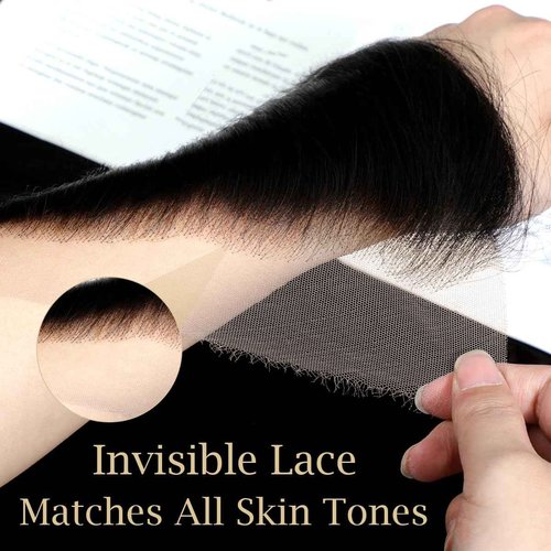 Knots Bleached CindiRiver 13x6 Frontal HD Lace Virgin Human Hair Straight, Pre Plucked Natural Hairline, Skinlike Real HD Lace Invisible Lace For Black Women