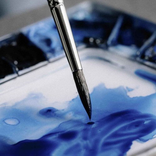 da Vinci Brushes 4250DV Watercolor Brush Set, Quill Size 2, Slant Size 10, Oval Size 12, Black 3 Each