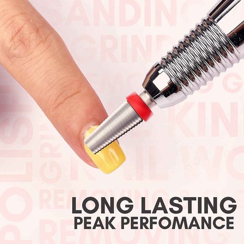 Makartt Nail Drill Electric Nail File Machine JD700 with Nail Drill Bits Fine Efile Bits Tungsten Carbide Bundle