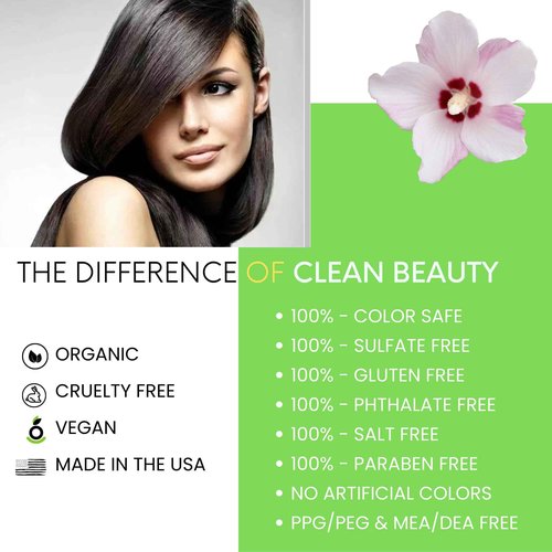 DermOrganic Argan Oil Daily Hydrating Shampoo plus Conditioner – Sulfate-Free & Color Safe, 33.8 oz