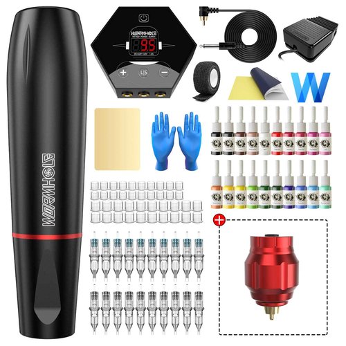 Machine Kit Rotary Machine Kit with Power Supply Complete Pen Kit for Beginners