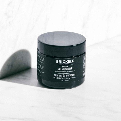 Brickell Men's Ultimate Anti-Aging Routine, Anti-Wrinkle, Night Face Cream and Eye Cream to Reduce Puffiness, Wrinkles, Dark Circles, Under Eye Bags, Natural and Organic, Unscented