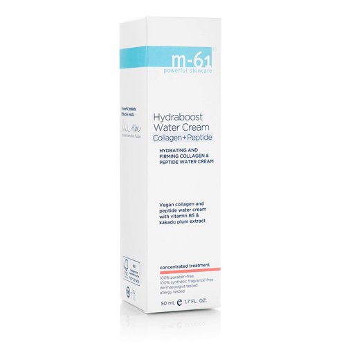 m-61 Hydraboost Collagen+Peptide Water Cream | Lightweight, Hydrating and Firming Gel-Cream With Vegan Collagen and Peptides. For All Skin Types - 1.7 Fl Oz