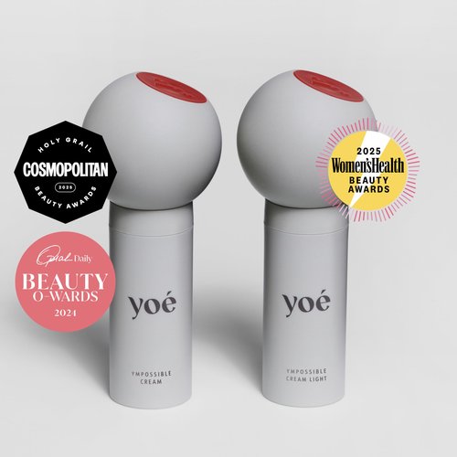 YOÉ Discovery Duo | Ympossible Cream & Cream Light | Age-Defying | Hydration, Repair & Radiance | Skin Barrier Support | EWG Verified, Vegan, Cruelty Free | 2 x 8ml / 0.3 fl oz each