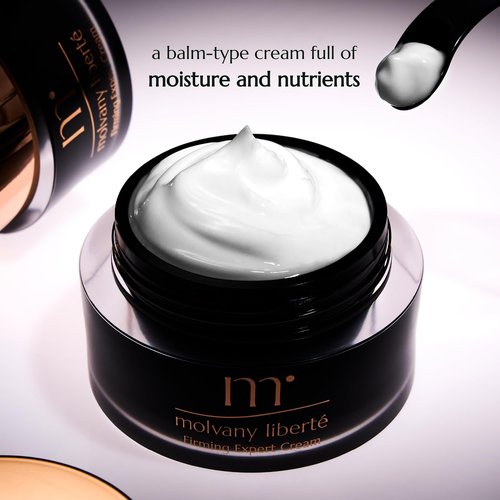 molvany liberte Firming Expert Cream - Rich firming cream targets deep wrinkles, sagging, and loss of elasticity with a dense, skin-hugging texture - Radiance care, Face lifting cream - 1.69 fl.oz