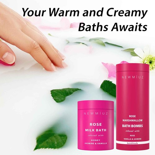 Luxury Romantic Bath Set Gifts for Women and Men - Pack of 3