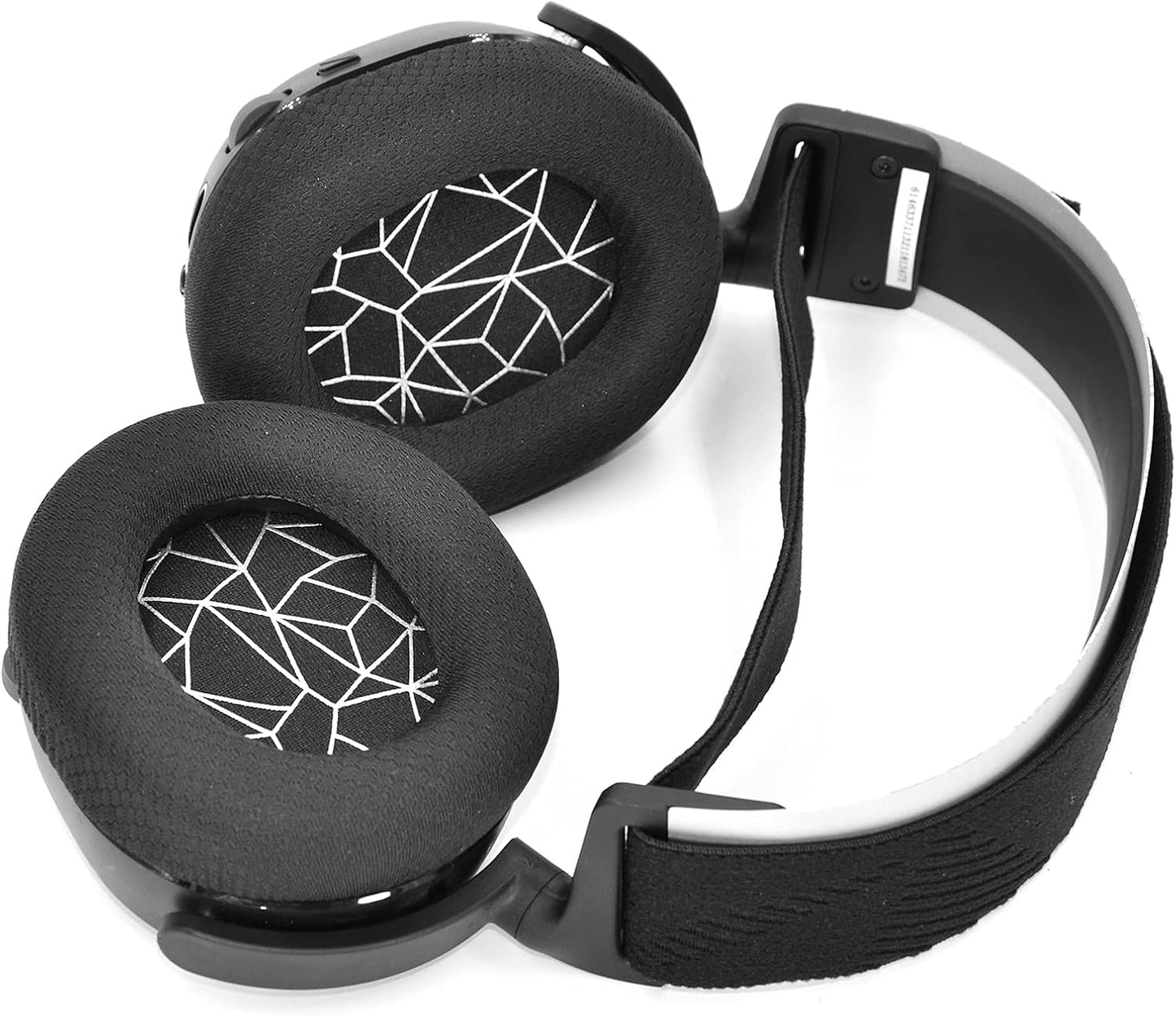 Arctis 3/5 / 7/9 Replacement Black Fabric Ear Pads Cushion Compatible with SteelSeries Arctis 3 / Arctis 5 / Arctis 7 Arctis 9 / Arctis 1 / Arctis pro Lossless Wireless Gaming Headset Headphone