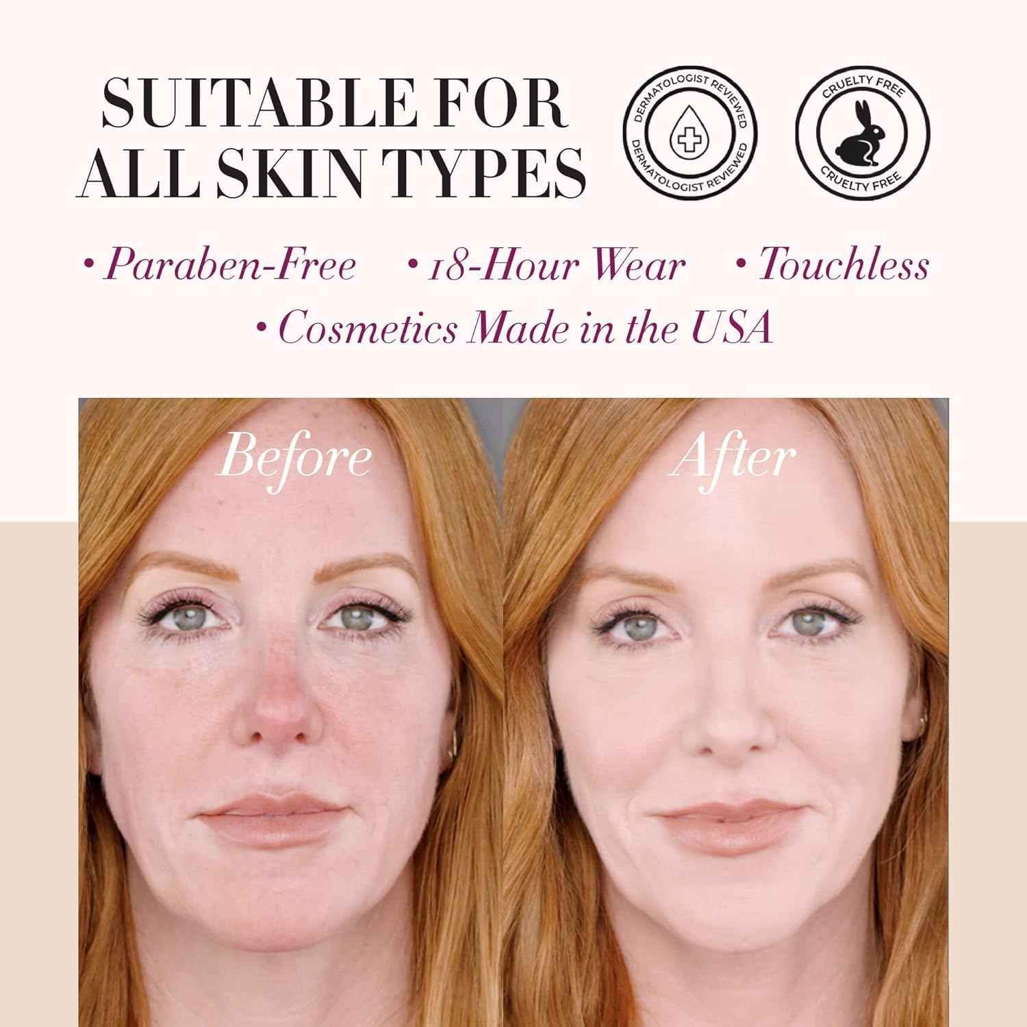 Luminess Air Icon Makeup Airbrush System and 4-Piece Foundation Starter Kit, Medium Coverage - Quick, Easy & Long Lasting Application - Includes Silk 4-In-1 Foundation, Highlighter & Blush