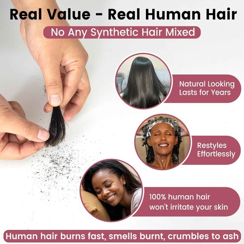 Topnormantic 13x6 Lace Frontal Human Hair, Ultra-Thin Invisible HD Transparent Swiss Lace Frontal Pre Plucked with Baby Hair Silk and Soft Straight Frontal with Small Single Knots Free Part 16 Inch