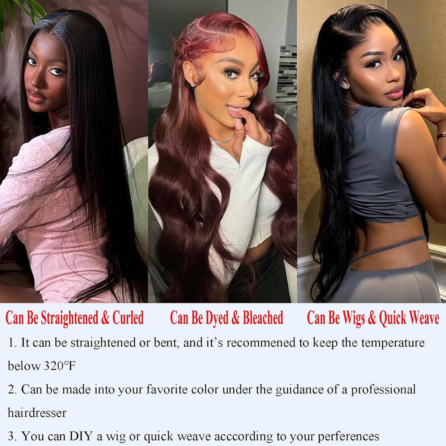 12A Human Hair Bundles Body Wave Bundles Human Hair 20 22 24 Inch 100% Unprocessed Brazilian Virgin Hair Body Wave 3 Bundles Deals Real Human Hair Extensions For Black Women Natural Black