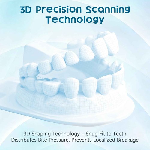 Custom Retainers for Teeth – Clear Retainer, Precision-Fit Design for Long-Lasting Comfort, Slim, Transparent, and Ideal for Daytime or Overnight Wear (Upper Only)