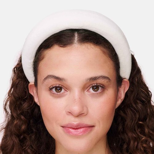 Ogee Organic Cotton Face Washing Headband - Spa & Makeup - Certified Organic White