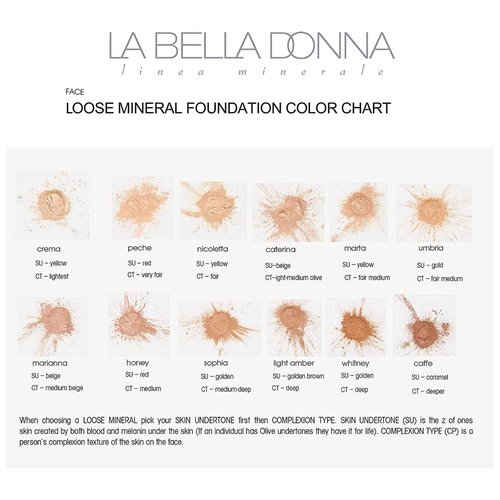 La Bella Donna Loose Mineral Foundation SPF 50 | 10g - Caterina