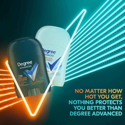 Degree Travel Deodorant Variety 72-Pack (36 Cool Rush + 36 Shower Clean) – 72H Body Heat Activated Mini Antiperspirant, 0.5 Oz Ea