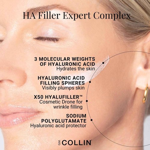 G.M. COLLIN Hyaluronic Filler Eye Contour | Revitalizing Anti-Aging Eye Cream for Visibly Reducing Wrinkles | With Hyaluronic Acid and Caffeine